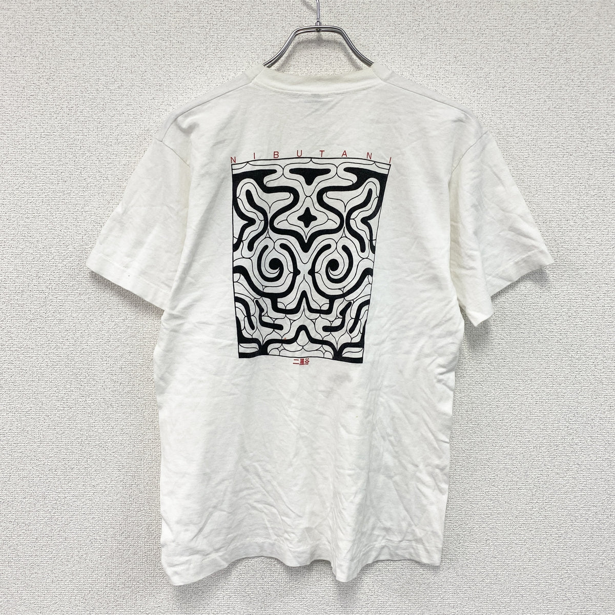 FRUIT OF THE LOOM　フルーツオブザルーム　半袖プリントTシャツ　白　ホワイト　Mサイズ カットソー メンズ コットン 古着