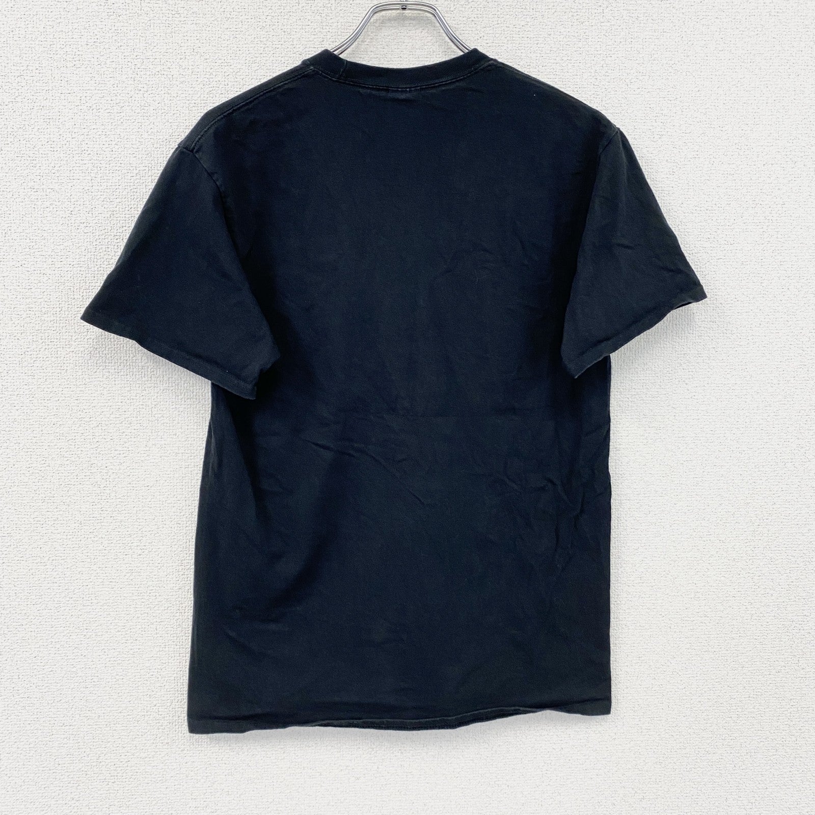 PORT＆COMPANY　半袖プリントTシャツ　パロディT　アーチプリント　黒　ブラック　Mサイズ　古着