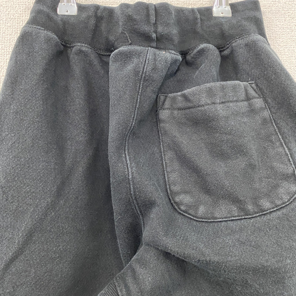 Champion　チャンピオン　リバースウィーブ　スウェットパンツ　ヘビーウエイト　デカロゴ　現行　黒　ブラック　Sサイズ　古着