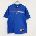 GOGO SPORTS　半袖プリントTシャツ　Chinese Taipei　青　ブルー　Mサイズ　古着