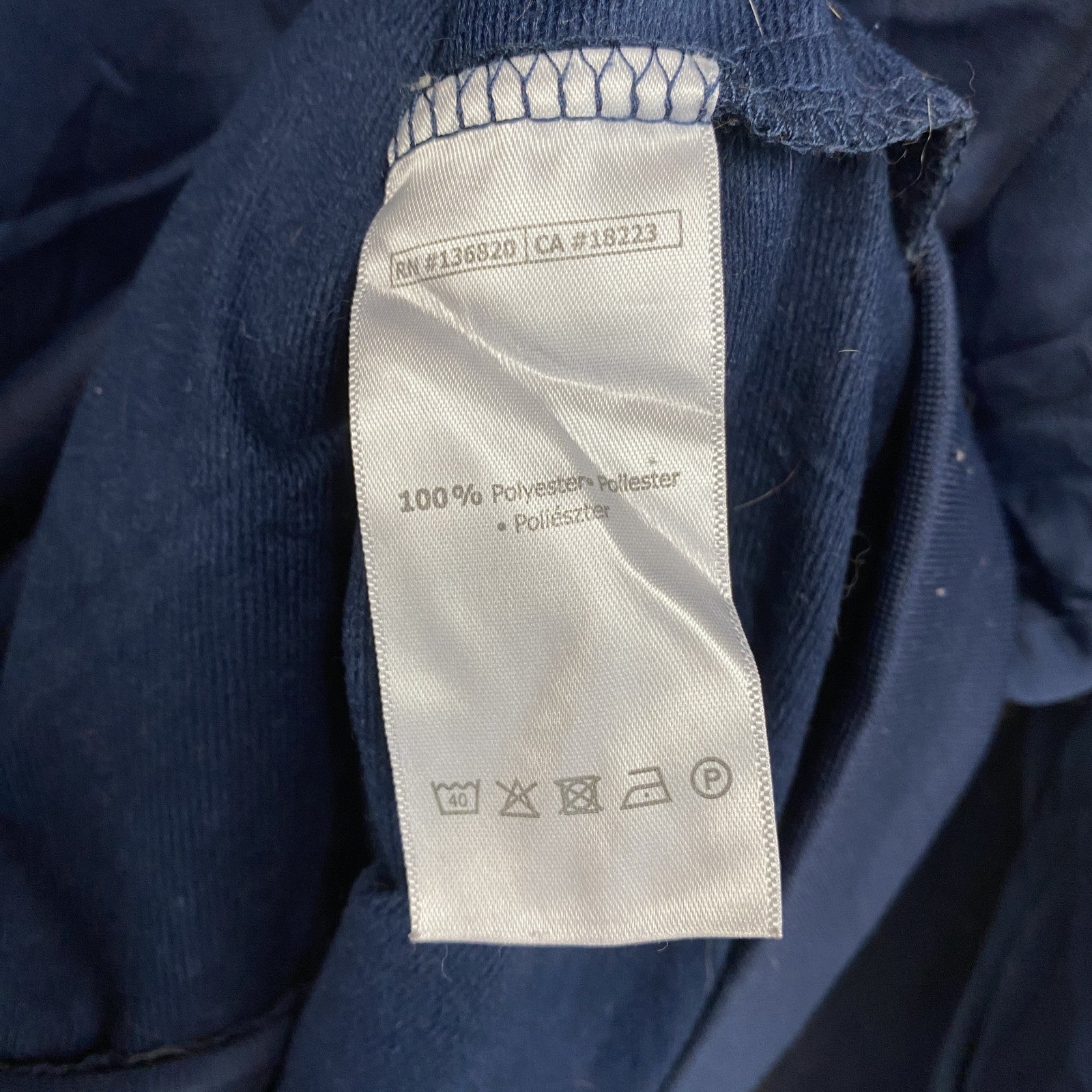 Kappa　カッパ　トラックジャケット/ジャージ　紺　ネイビー　XLサイズ　古着