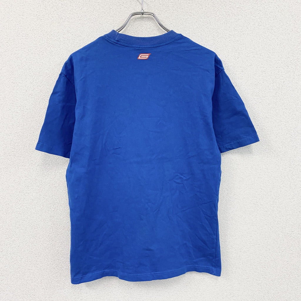GOGO SPORTS　半袖プリントTシャツ　Chinese Taipei　青　ブルー　Mサイズ　古着