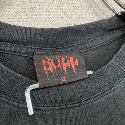 BOZZ　半袖プリントTシャツ　黒　ブラック　XLサイズ