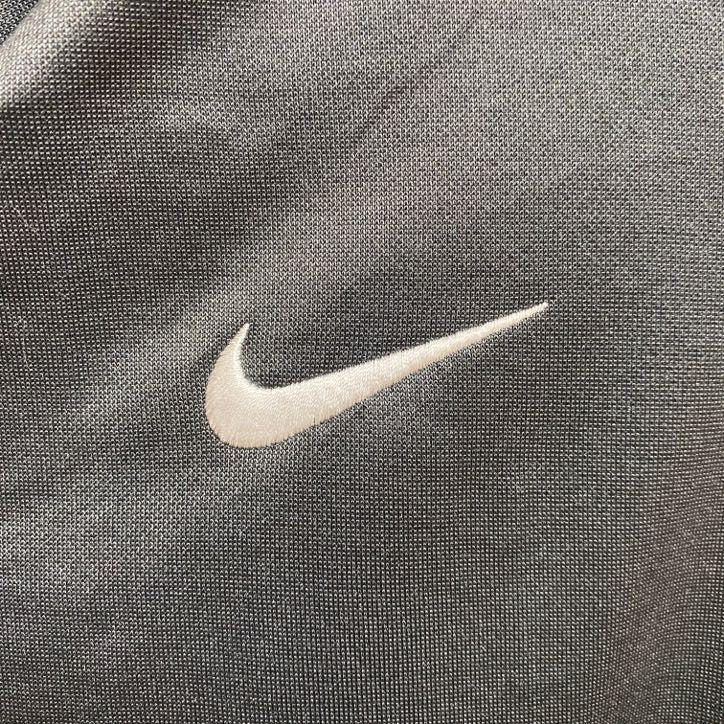 古着 used　NIKE　ナイキ　長袖ハーフジップカレッジトラックジャケット　ジャージ　アパラチア大学　フットボール　黒　ブラック