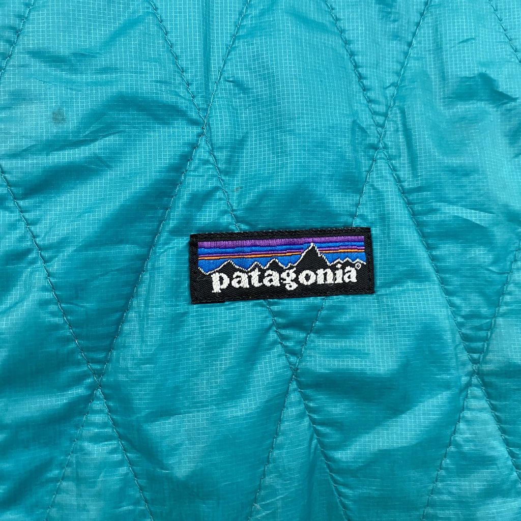 PATAGONIA　パタゴニア　キルティングジャケット　水色　ライトブルー　Mサイズ　古着