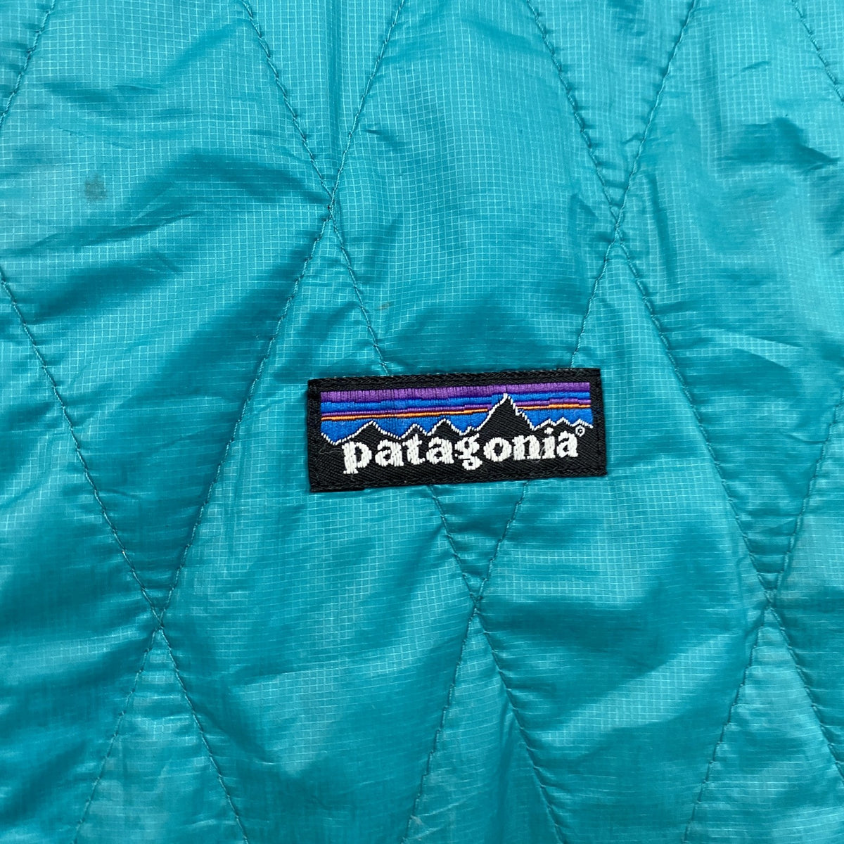 PATAGONIA　パタゴニア　キルティングジャケット　水色　ライトブルー　Mサイズ　古着