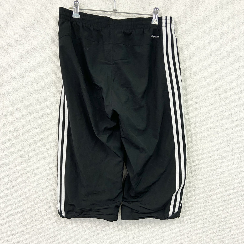adidas　アディダス　トラックパンツ/ジャージパンツ　黒　ブラック　Mサイズ　古着