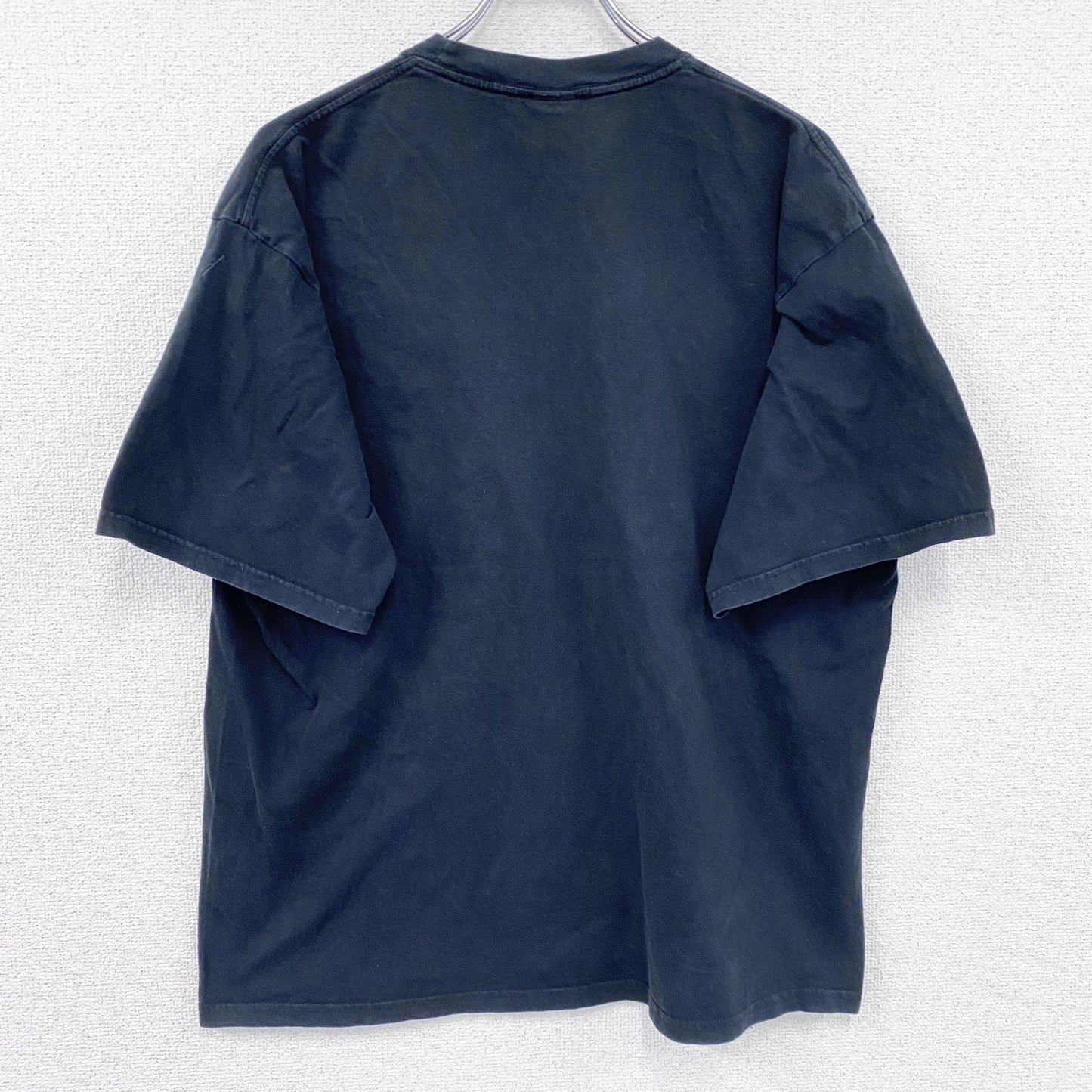 BOZZ　半袖プリントTシャツ　黒　ブラック　XLサイズ