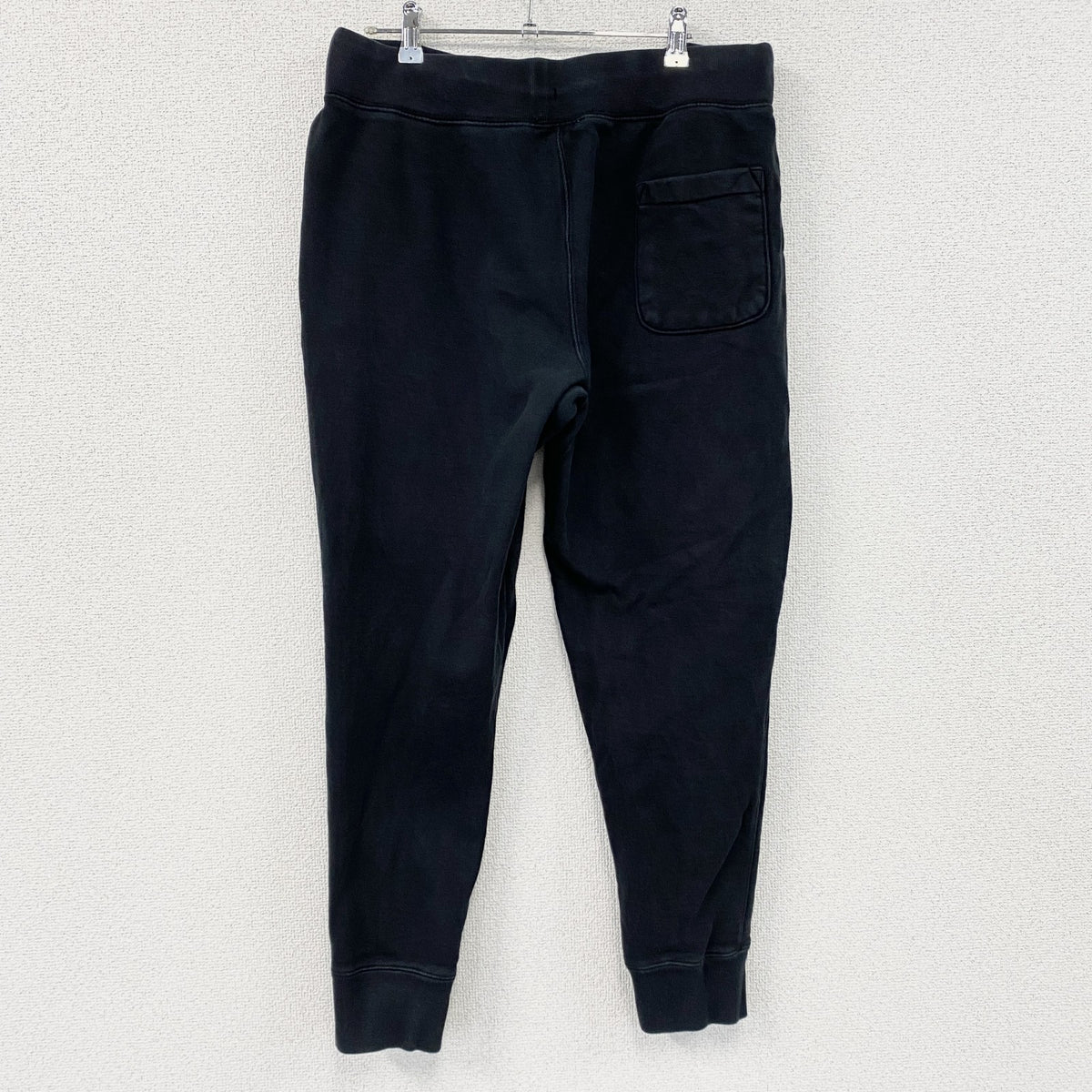 Champion　チャンピオン　リバースウィーブ　スウェットパンツ　ヘビーウエイト　刺繍ロゴ　現行　黒　ブラック　Lサイズ　古着