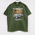 00s　ROCK EAGLE　半袖プリントTシャツ　ヴィンテージ　カーキ　XLサイズ　古着