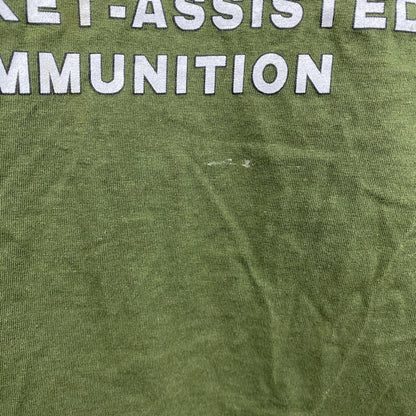 00s　ROCK EAGLE　半袖プリントTシャツ　ヴィンテージ　カーキ　XLサイズ