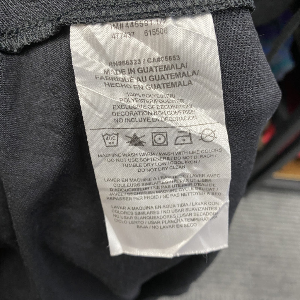 NIKE　ナイキ　半袖プリントTシャツ　アーチプリント　スウッシュ　黒　ブラック　Lサイズ　古着