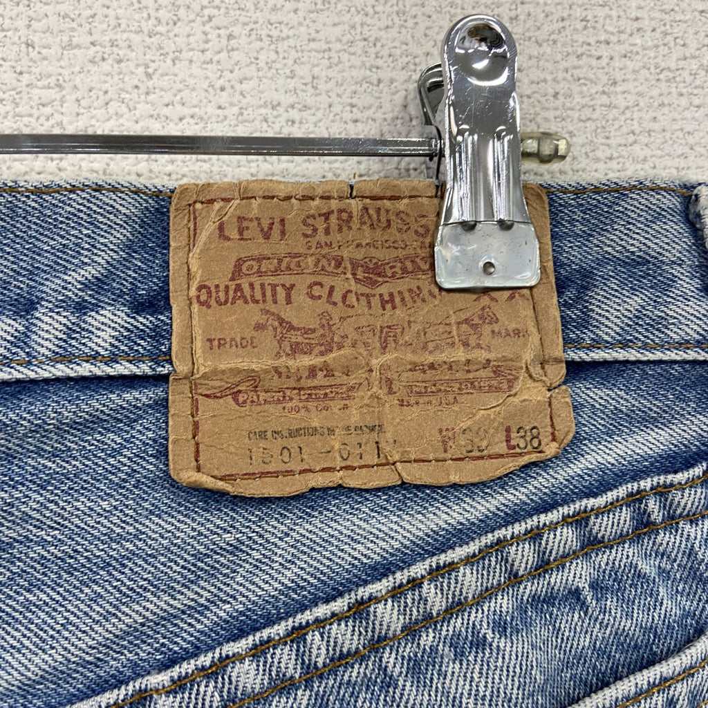 Levi's　リーバイス　1501‐0177　デニムパンツ/ジーンズ　ボタンフライ　インディゴ　33サイズ メンズ 古着
