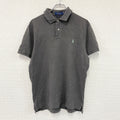 POLO RALPH LAUREN　ポロラルフローレン　半袖ポロシャツ　刺ロゴ　グレー　Lサイズ　古着