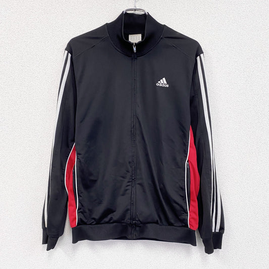 adidas　アディダス　トラックジャケット/ジャージ　黒　ブラック　Lサイズ