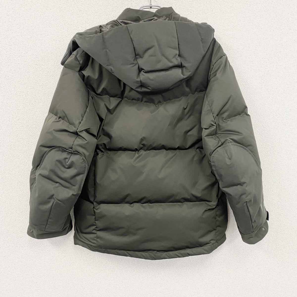 UNIQLO　ユニクロ　＋J　ジルサンダー　ダウンオーバーサイズパーカー　ダウン90%　比翼仕立て　カーキ　Mサイズ　古着