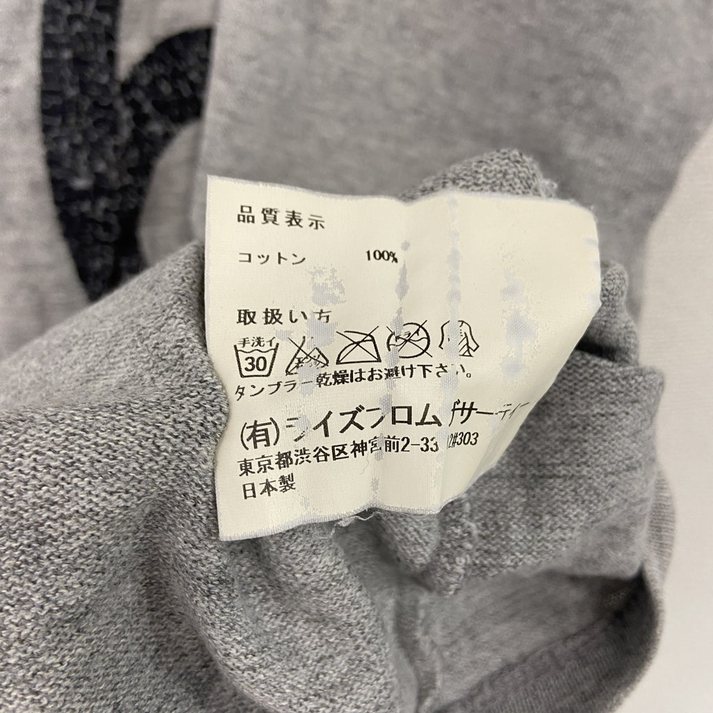 Americana　アメリカーナ　長袖Tシャツ/ロンT　灰色　グレー　古着