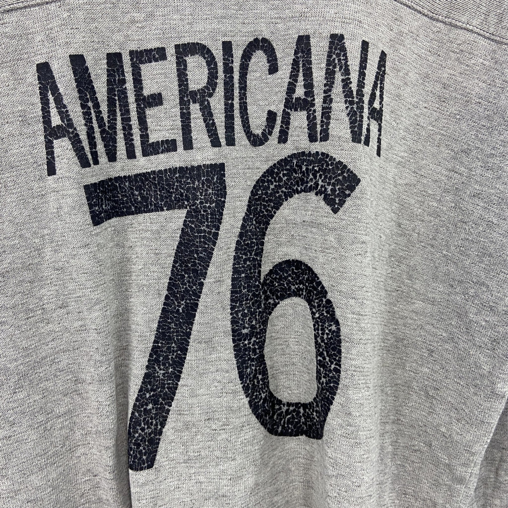 Americana　アメリカーナ　長袖Tシャツ/ロンT　灰色　グレー　古着