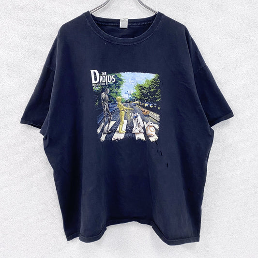 FRUIT OF THE LOOM　フルーツオブザルーム　半袖プリントTシャツ　パロディT　ブラック　3XLサイズ