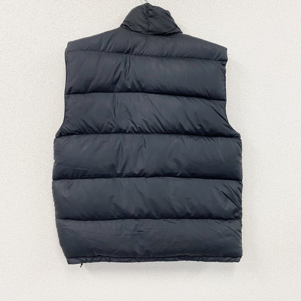 Marmot　マーモット　フルジップダウンベスト　刺繍ロゴ　黒　ブラック　Mサイズ　古着