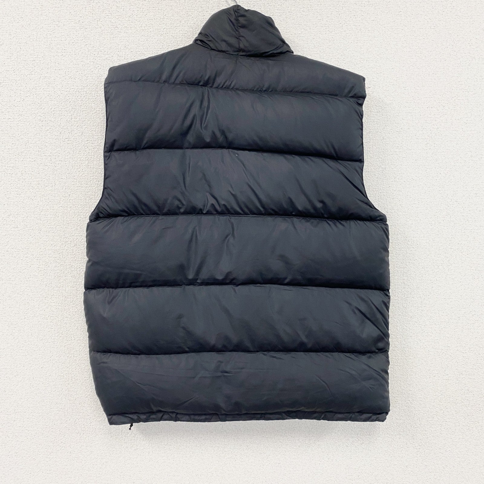 Marmot　マーモット　フルジップダウンベスト　刺繍ロゴ　黒　ブラック　Mサイズ　古着