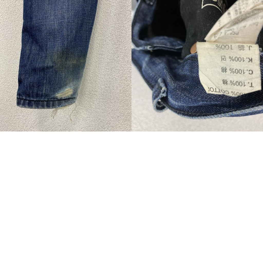 Levi's　リーバイス　511　デニムパンツ/ダメージジーンズ　ジップフライ　インディゴ　W34サイズ　古着
