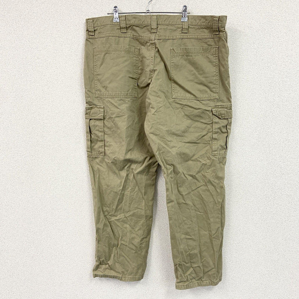 Wrangler　ラングラー　カーゴパンツ　ワークパンツ　ジップフライ　ベージュ　W40サイズ ミリタリーパンツ メンズ コットン 古着