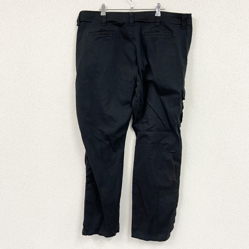 Wrangler　ラングラー　カーゴパンツ　ワークパンツ　ジップフライ　黒　ブラック　W40サイズ ミリタリーパンツ メンズ コットン 古着