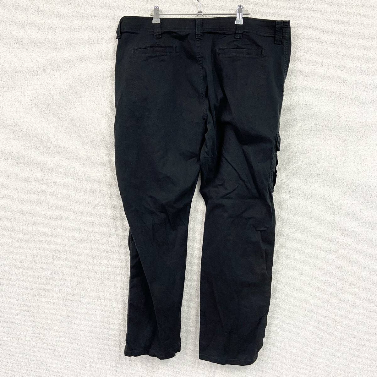 Wrangler　ラングラー　カーゴパンツ　ワークパンツ　ジップフライ　黒　ブラック　W40サイズ ミリタリーパンツ メンズ コットン 古着