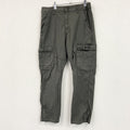 Wrangler　ラングラー　カーゴパンツ　ワークパンツ　ジップフライ　黒　ブラック　W32サイズ ミリタリーパンツ メンズ コットン 古着