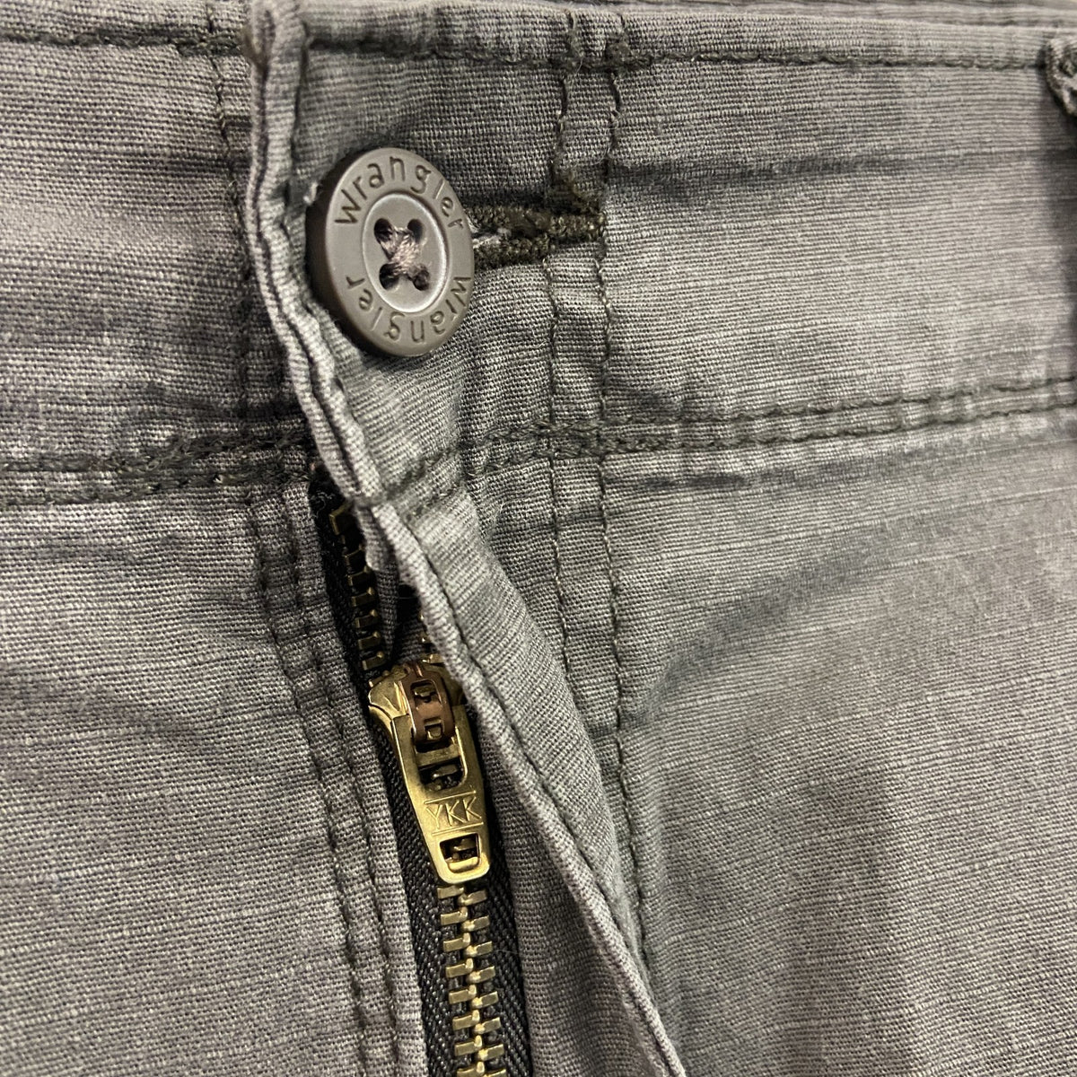 Wrangler　ラングラー　カーゴパンツ　ワークパンツ　ジップフライ　黒　ブラック　W32サイズ ミリタリーパンツ メンズ コットン 古着