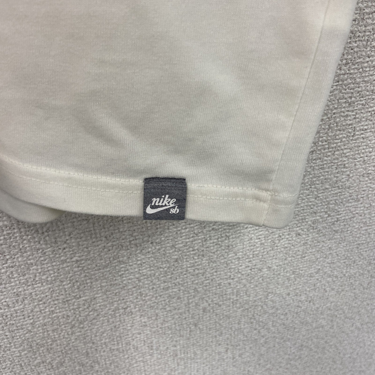 NIKE　ナイキ　半袖プリントTシャツ　白　ホワイト　Lサイズ カットソー メンズ コットン 古着