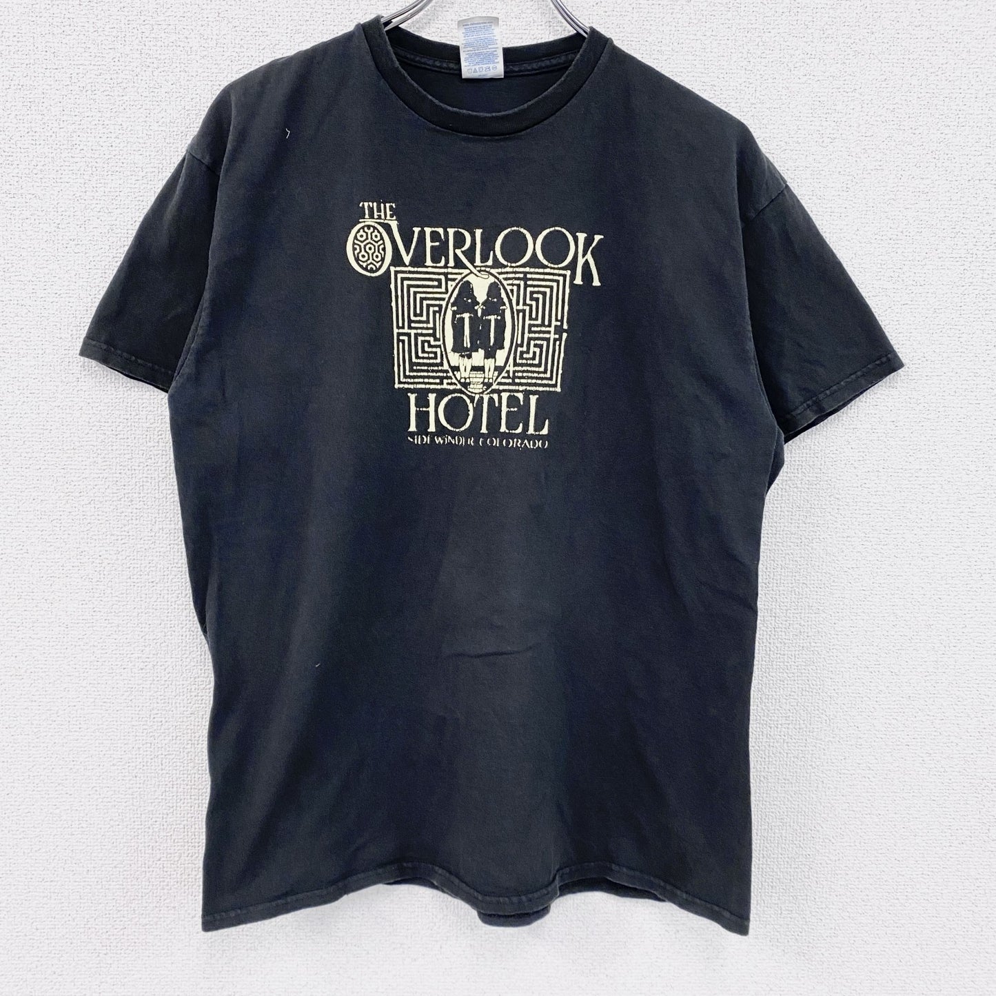 00s　DELTA PRO WEIGHT　シャイニング　半袖プリントTシャツ　ムービーT　黒　ブラック　Lサイズ