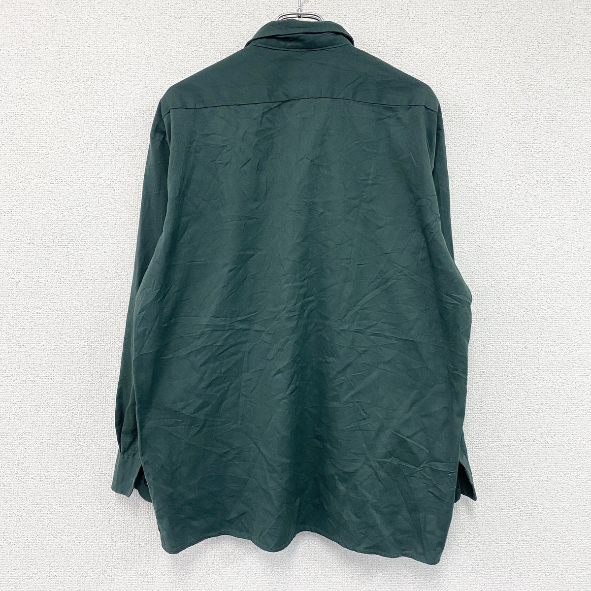 Dickies　ディッキーズ　長袖ワークシャツ　緑　グリーン　Lサイズ　古着