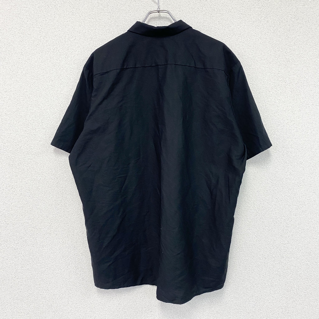 RED KAP　レッドキャップ　半袖ワークシャツ　黒　ブラック　XLサイズ　古着
