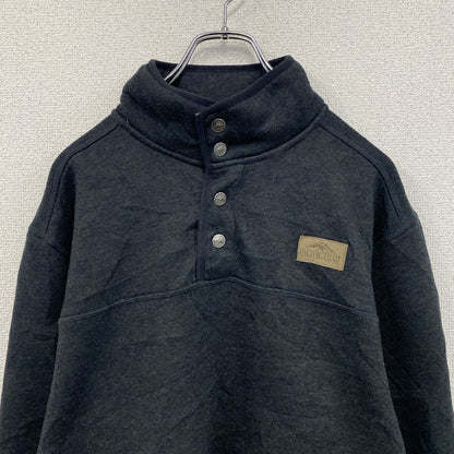 PACIFIC TRAIL　ハーフボタンスウェット/トレーナー　フリースライナー　ダークグレー　Mサイズ
