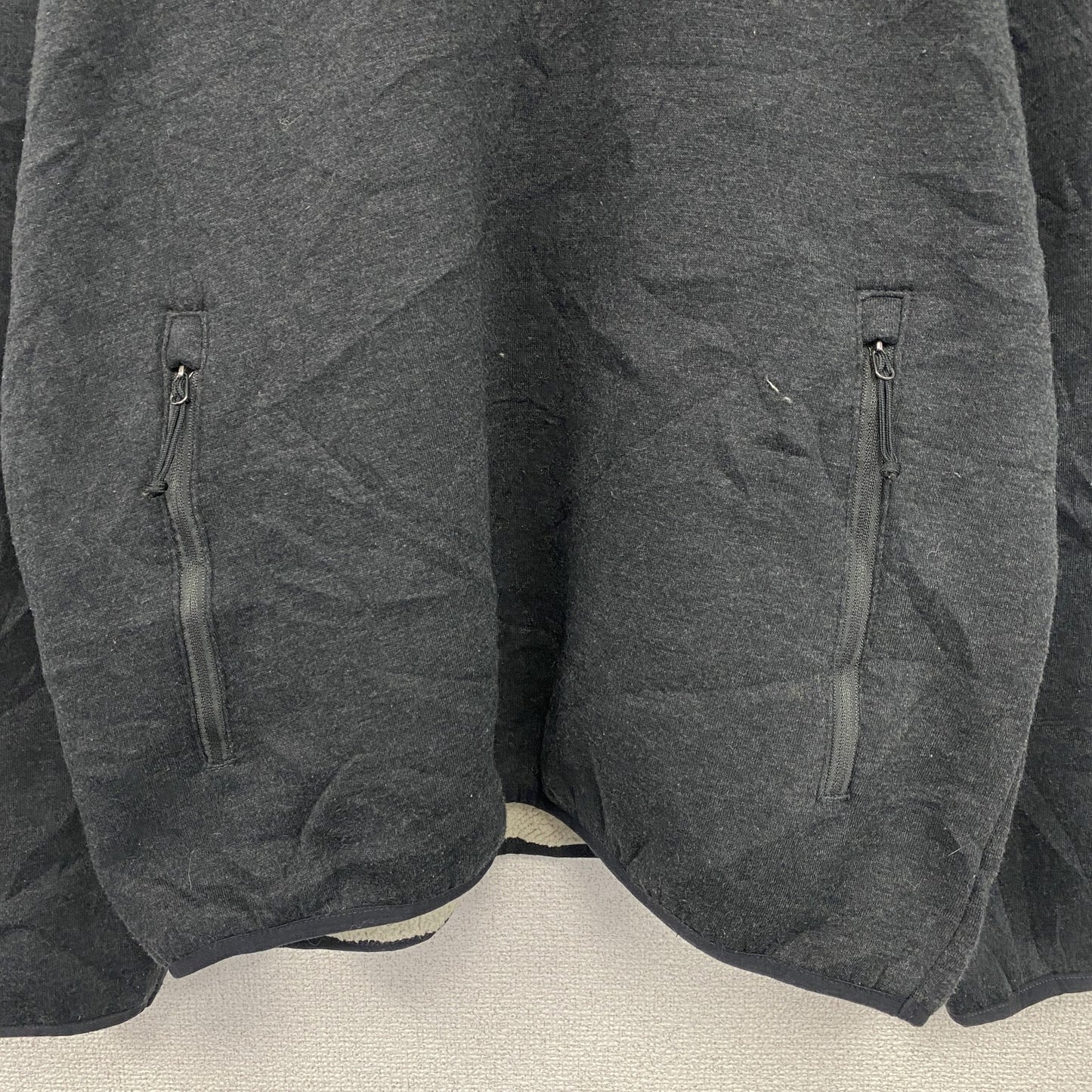 PACIFIC TRAIL　ハーフボタンスウェット/トレーナー　フリースライナー　ダークグレー　Mサイズ