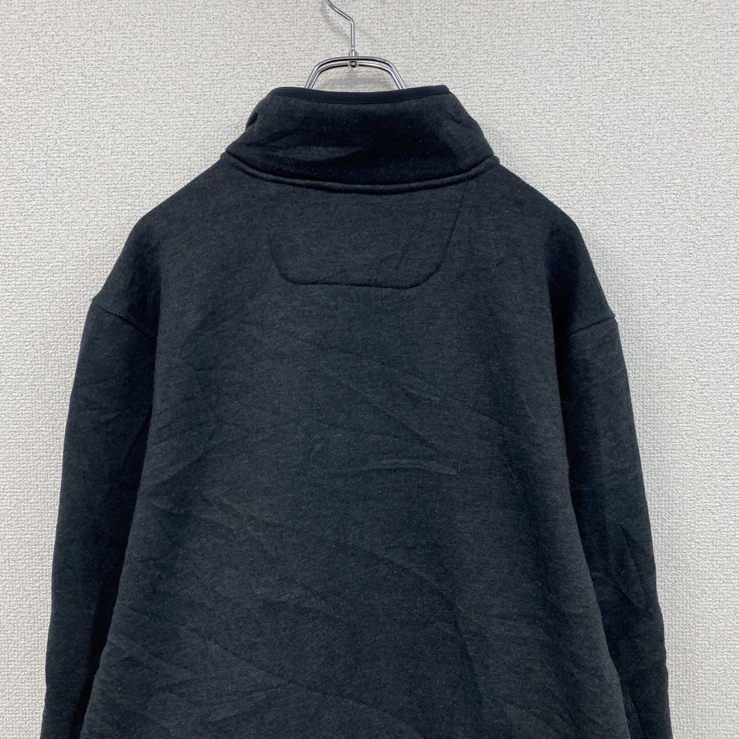 PACIFIC TRAIL　ハーフボタンスウェット/トレーナー　フリースライナー　ダークグレー　Mサイズ
