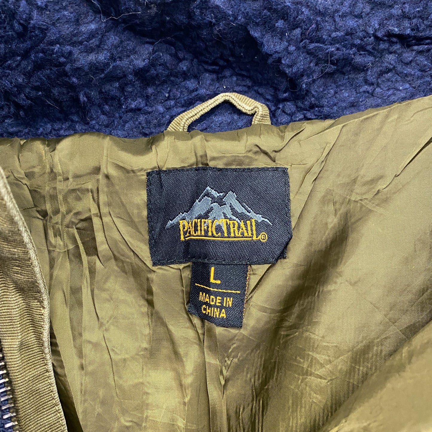 PACIFIC TRAIL　フルジップフリースジャケット　紺　ネイビー　Lサイズ