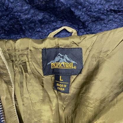 PACIFIC TRAIL　フルジップフリースジャケット　紺　ネイビー　Lサイズ