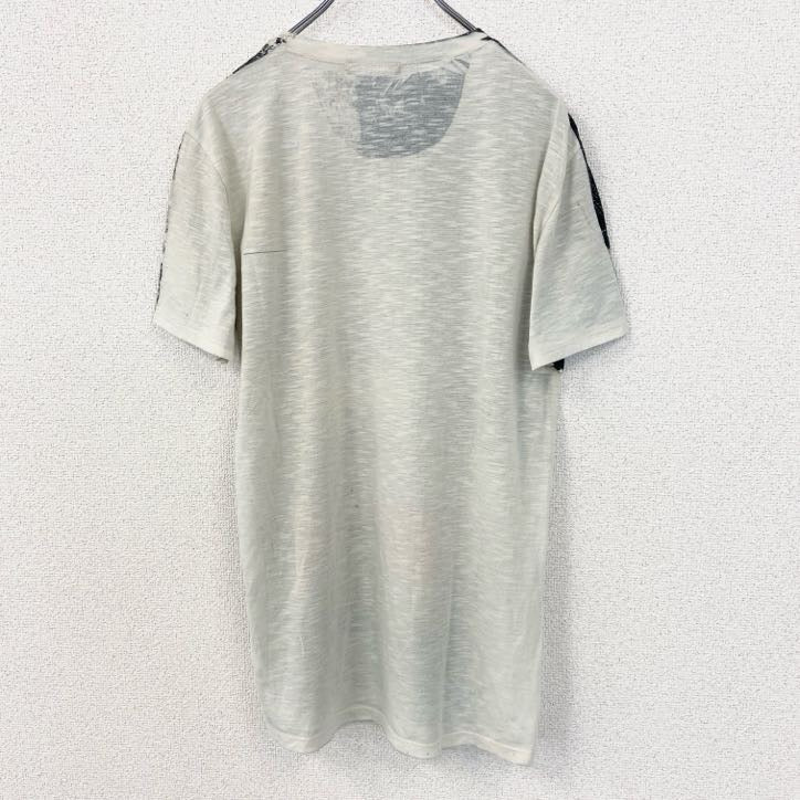 Hi‐Chie　イタリア製　半袖プリントTシャツ　車　75　フィアット500　白　ホワイト　レトロデザイン　XLサイズ　古着
