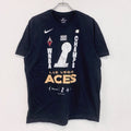 NIKE　ナイキ　半袖プリントTシャツ　黒　ブラック　XLサイズ　古着