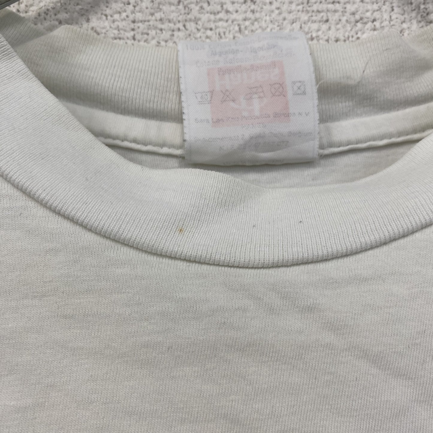 00s　Hanes　ヘインズ　半袖プリントTシャツ　ヴィンテージ　白　ホワイト　XLサイズ