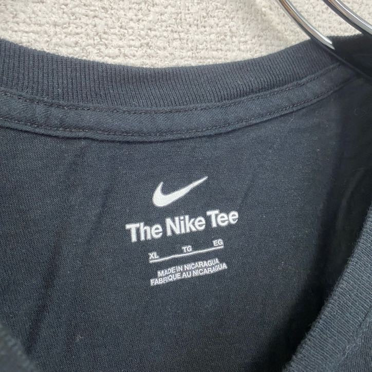 NIKE　ナイキ　半袖プリントTシャツ　黒　ブラック　XLサイズ　古着