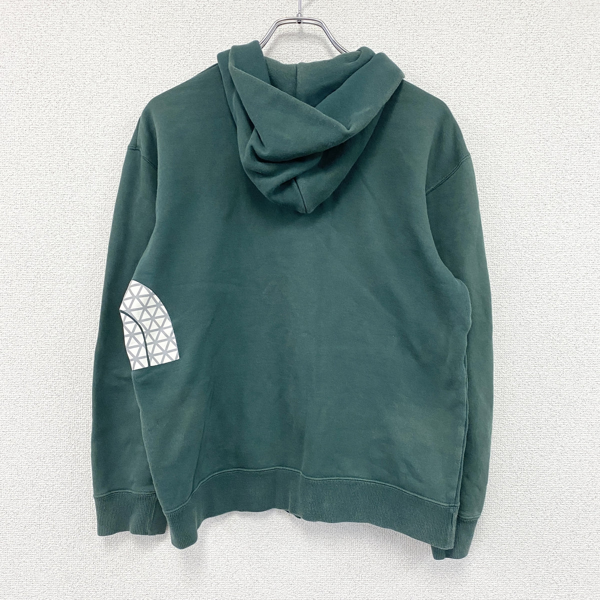 THE NORTH FACE　ザノースフェイス　フルジップスウェットパーカー/フーディー　緑　グリーン　Lサイズ　古着