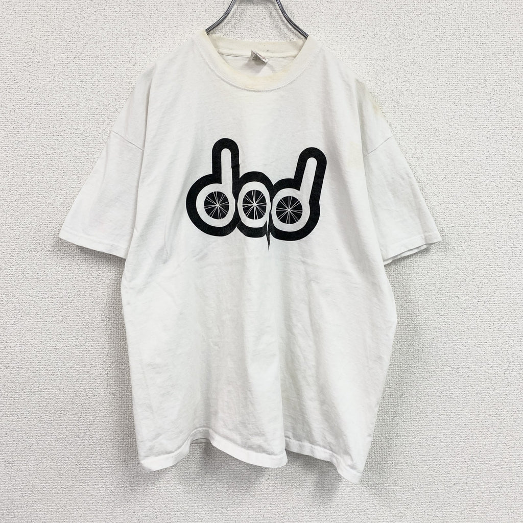 FRUIT OF THE LOOM　フルーツオブザルーム　半袖プリントTシャツ　白　ホワイト　2XLサイズ　古着