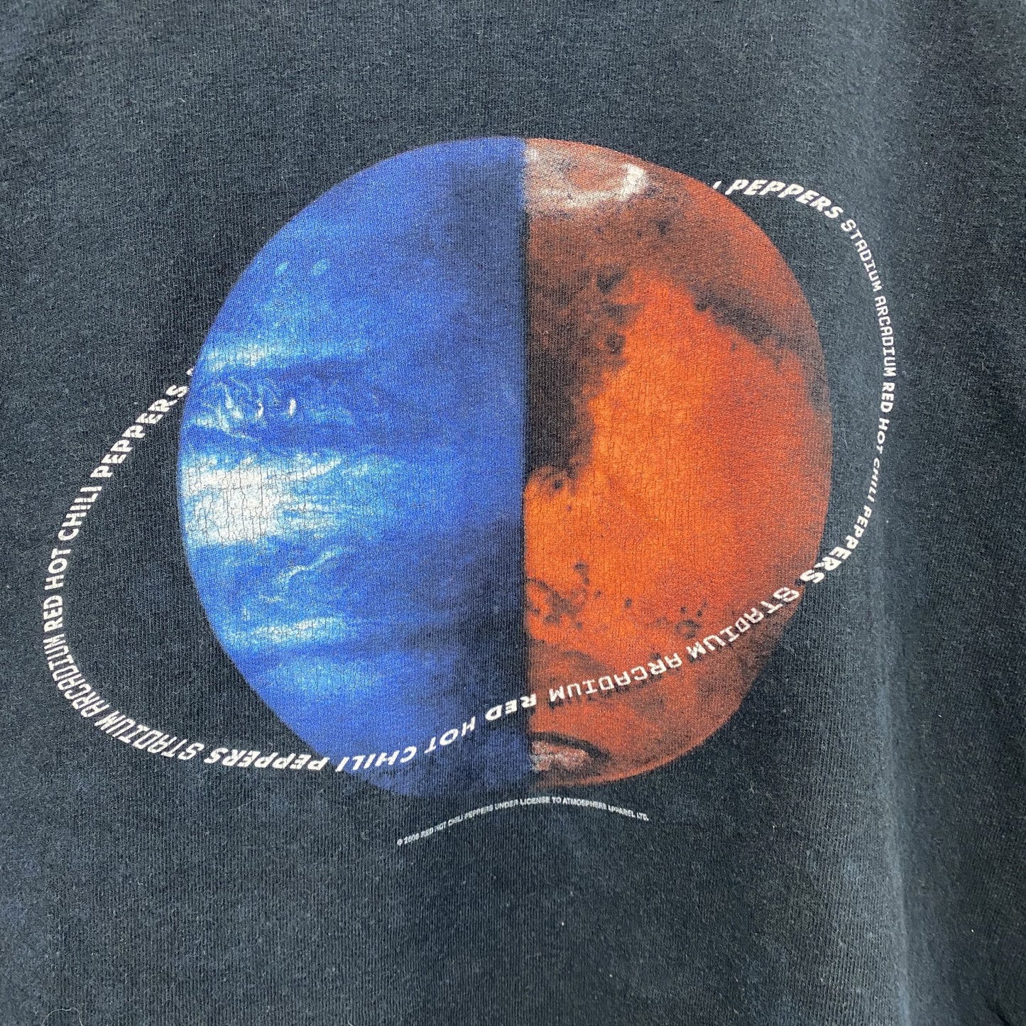 00s　GILDAN　ギルダン　RED HOT CHILI PEPPERS　半袖プリントTシャツ　黒　ブラック