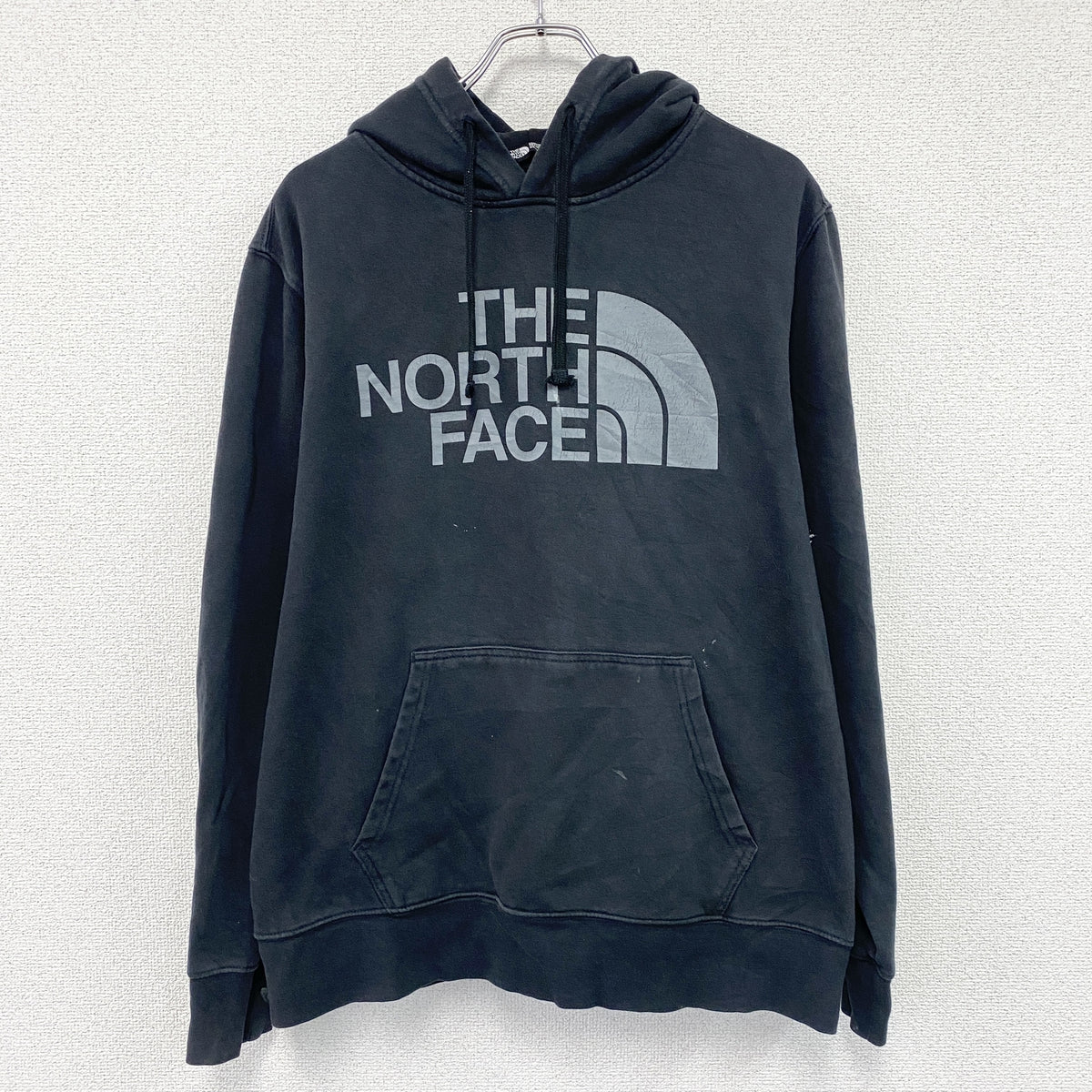 THE NORTH FACE　ザノースフェイス　スウェットパーカー/フーディー　黒　ブラック　Lサイズ　古着