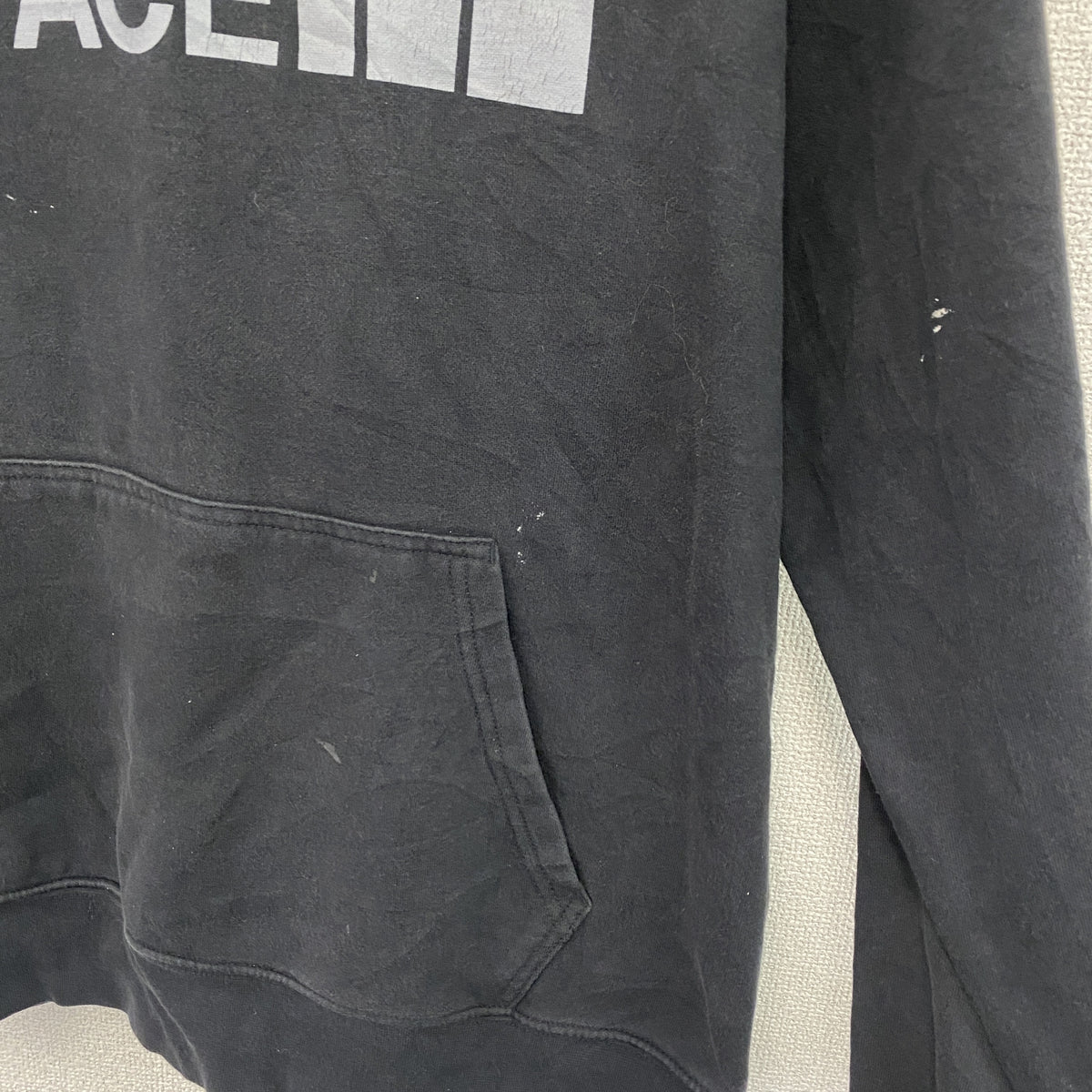 THE NORTH FACE　ザノースフェイス　スウェットパーカー/フーディー　黒　ブラック　Lサイズ　古着