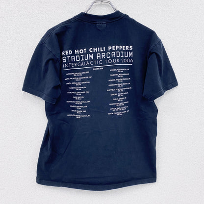 00s　GILDAN　ギルダン　RED HOT CHILI PEPPERS　半袖プリントTシャツ　黒　ブラック
